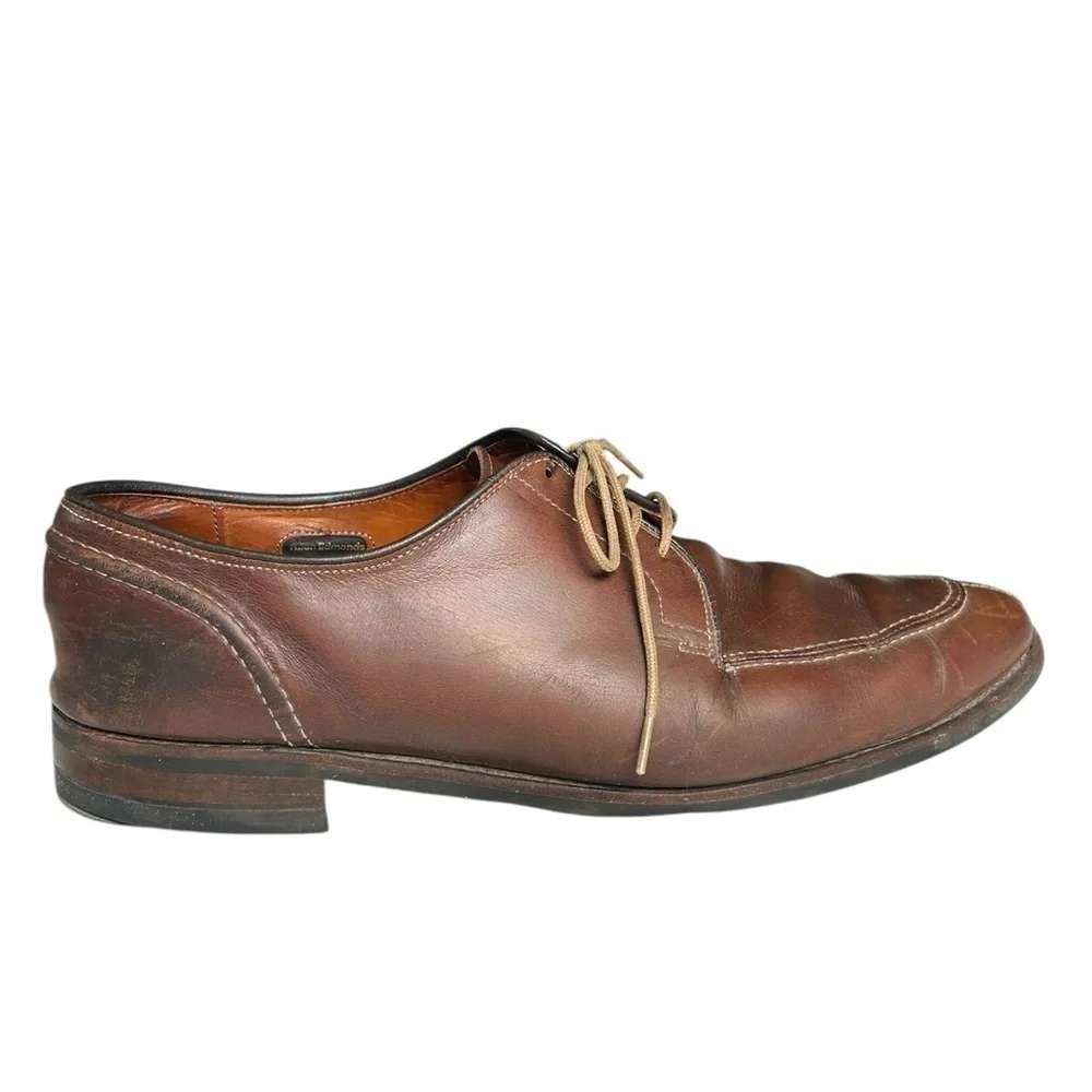 Allen Edmonds Clark Street Leather Slit Toe Lace up Mens Dress Shoe Size 12